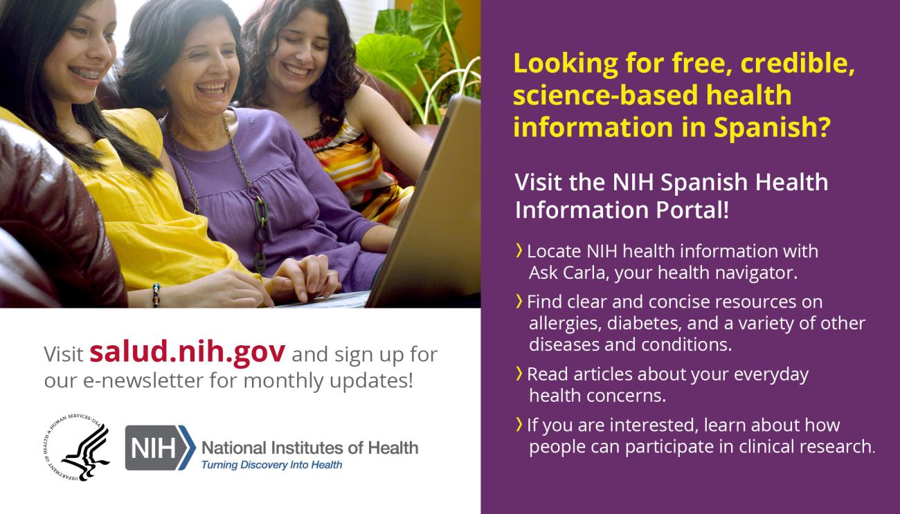 Looking for free, credible, science-based health information in Spanish?