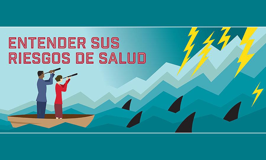 Entender sus riesgos de salud infograf