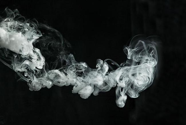 Humo de un vaporizador.