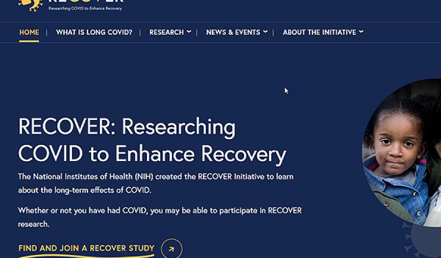 Los NIH crearon la iniciativa RECOVER para aprender más sobre esta afección, llamada COVID persistente. Obtenga más información y regístrese para recibir actualizaciones por correo electrónico sobre los resultados de la investigación.